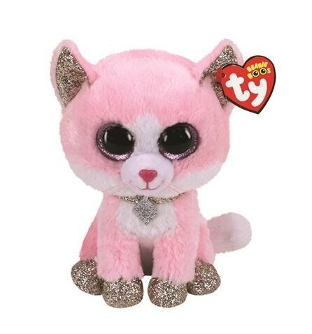 Meteor Ty the Cat roosa maskott - Fiona 15 cm hind ja info | Beebide mänguasjad | hansapost.ee