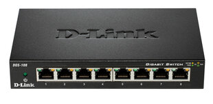 D-Link DGS-108 Black hind ja info | Võrgulülitid | hansapost.ee