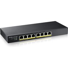 Zyxel GS1915-8EP Managed L2 Gigabit Ethernet (10/100/1000) Power over Ethernet (PoE) Black цена и информация | Коммутаторы (Switch) | hansapost.ee