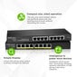 Zyxel GS1915-8EP Managed L2 Gigabit Ethernet (10/100/1000) Power over Ethernet (PoE) Black hind ja info | Võrgulülitid | hansapost.ee