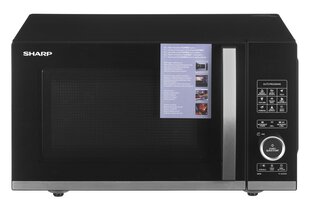 Sharp Microwave Oven with Grill YC-QG204AE-B Free standing  20 L  800 W  Grill  Black цена и информация | Микроволновые печи | hansapost.ee