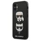 Karl Lagerfeld Case telefonile iPhone 12 Mini, must hind ja info | Telefonide kaitsekaaned ja -ümbrised | hansapost.ee