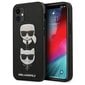 Karl Lagerfeld Case telefonile iPhone 12 Mini, must hind ja info | Telefonide kaitsekaaned ja -ümbrised | hansapost.ee