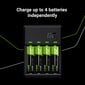 Green Cell VitalCharger laadija 4x AA 2000mAh цена и информация | Fotoaparaatide laadijad | hansapost.ee