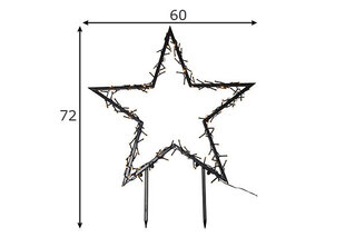 Jõulukaunistus Spiky price and information | Christmas decorations | hansapost.ee