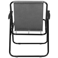 Складное туристическое кресло с подлокотниками Royokamp, серый цвет цена и информация | Туристическая мебель | hansapost.ee