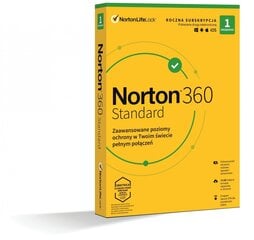 Norton 360 Standard 10 GB PL 1 kasutaja, 1 seade, 12 kuud 21408666 hind ja info | Viirusetõrjed | hansapost.ee