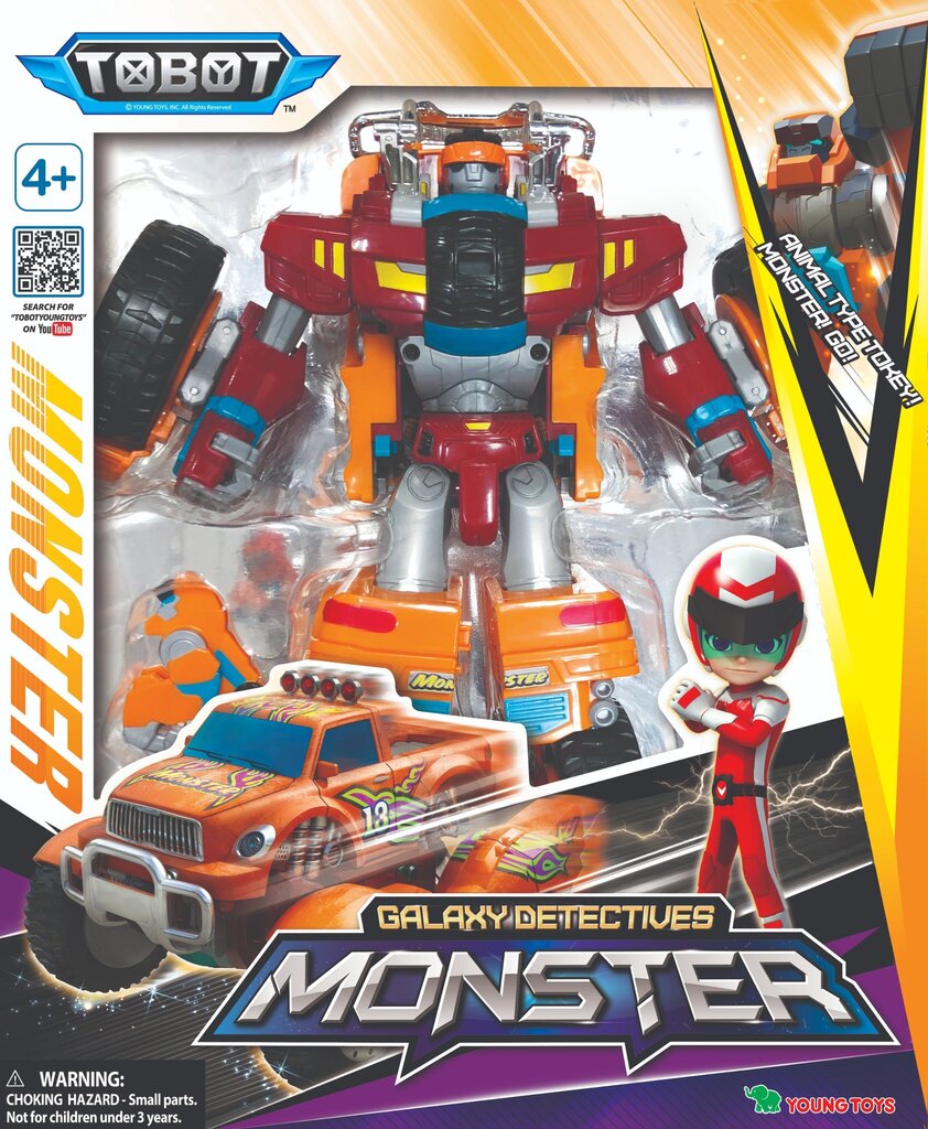 Transformeris Tobot „Galaxy Detectives“ Monster, 25 cm hind ja info | Mänguasjad poistele | hansapost.ee