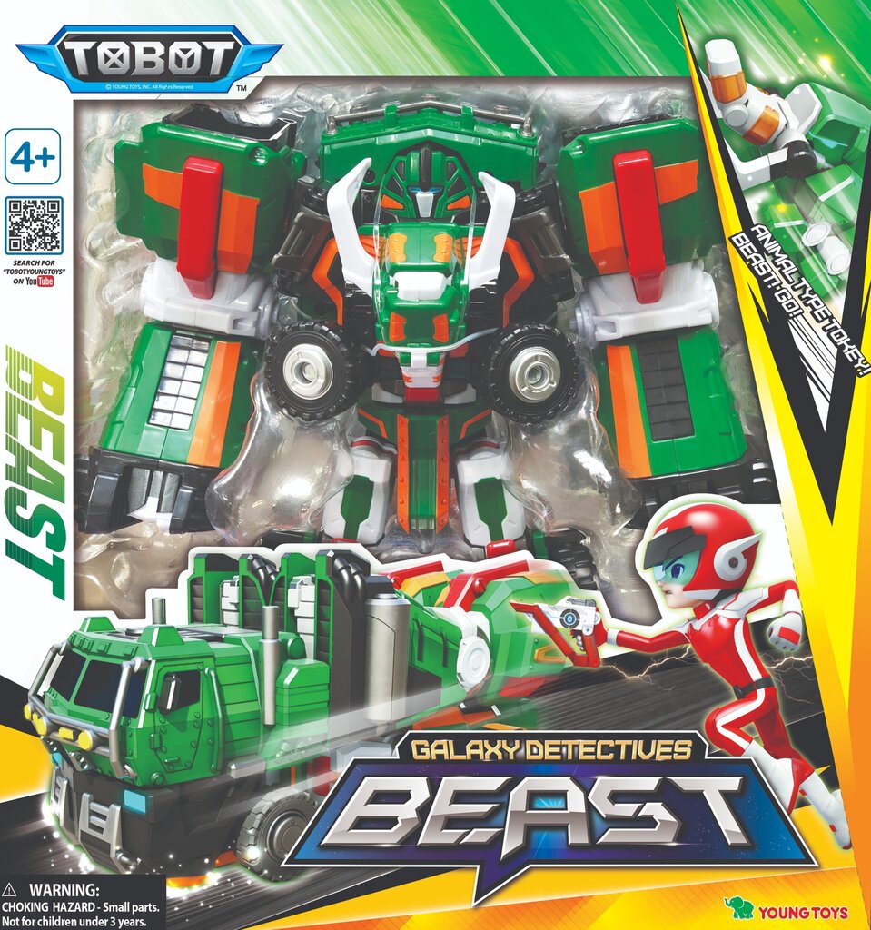 Transformeris Tobot „Galaxy Detectives“ Beast, 28 cm цена и информация | Mänguasjad poistele | hansapost.ee