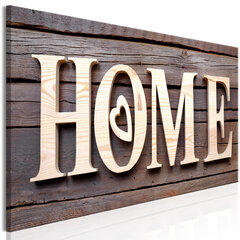 Pilt - Wooden Home (1 Part) Narrow 135x45 cm hind ja info | Seinapildid | hansapost.ee