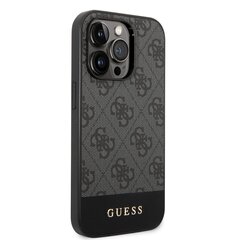 Guess 4G Stripe Case для iPhone 14 Pro Max Grey цена и информация | Чехлы для телефонов | hansapost.ee