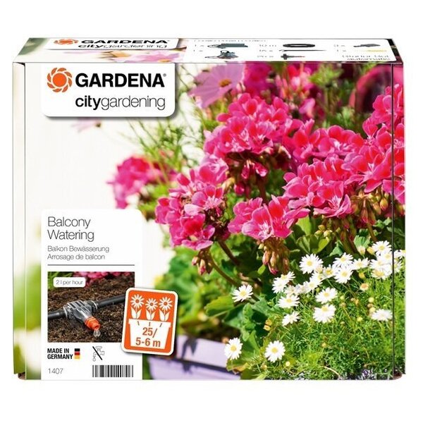 Стартовый набор для полива горшечных растений Gardena, CG Micro-Drip (5-6м) цена и информация | Садовые инструменты | hansapost.ee