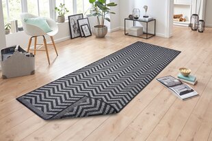 Northrugs kahepoolne vaip In- & Outdoor Palma, hall, 80x250 см hind ja info | Vaibad | hansapost.ee