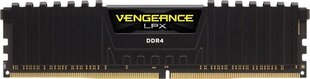 Corsair Vengeance LPX, DDR4, 8 Гбайт, 3200 МГц, CL16 (CMK8GX4M1E3200C16) цена и информация | Объём памяти (RAM) | hansapost.ee