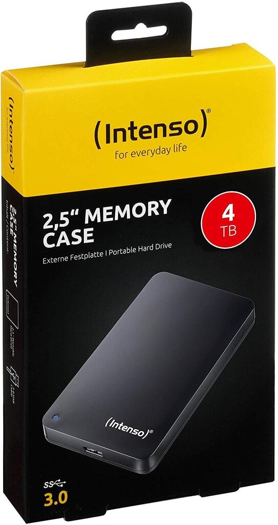 Intenso 2.5 Portable HDD 3.0 4TB Memory Drive цена и информация | Välised kõvakettad | hansapost.ee