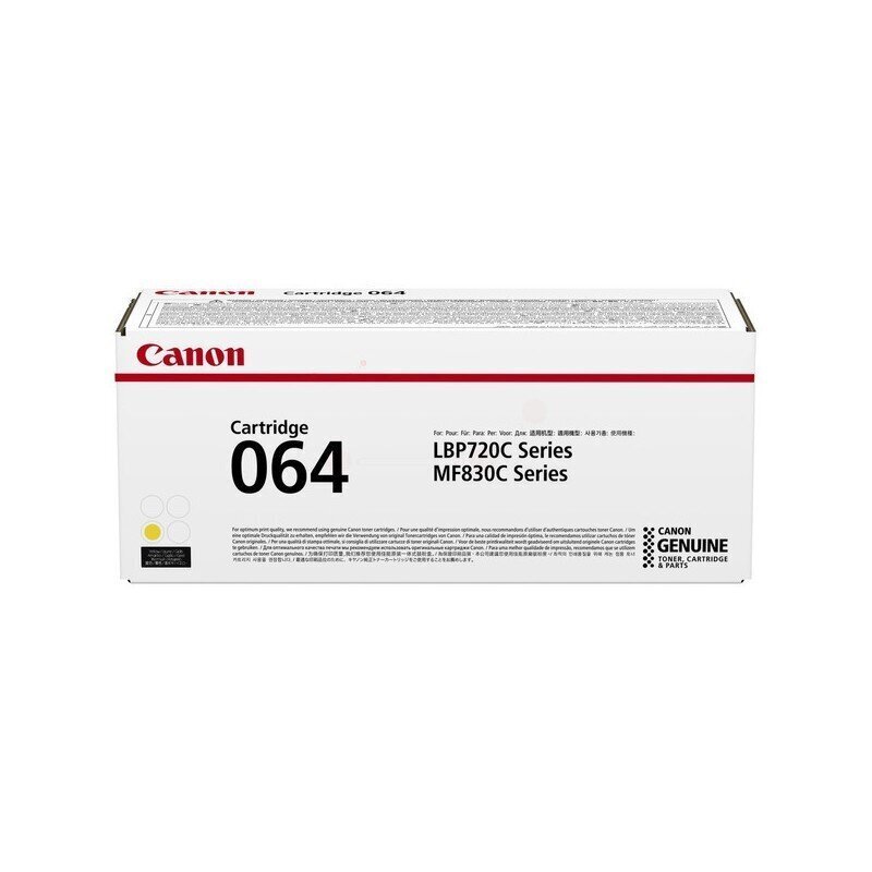 Canon Kassett 064 4931C001 kollane цена и информация | Laserprinteri toonerid | hansapost.ee