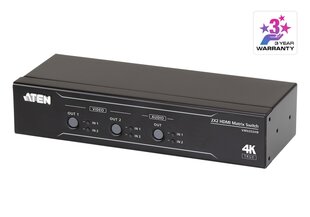 ATEN Матричный коммутатор HDMI 2x2 True 4k VM0202HB цена и информация | Адаптеры, USB-разветвители | hansapost.ee