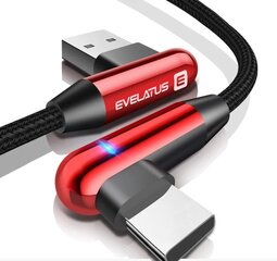 Evelatus TPC05R, USB-C, 1 m hind ja info | Mobiiltelefonide kaablid | hansapost.ee