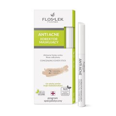 Консилер Floslek Anti Acne Concealing cover stick natural 2 цена и информация | Пудры, базы под макияж | hansapost.ee