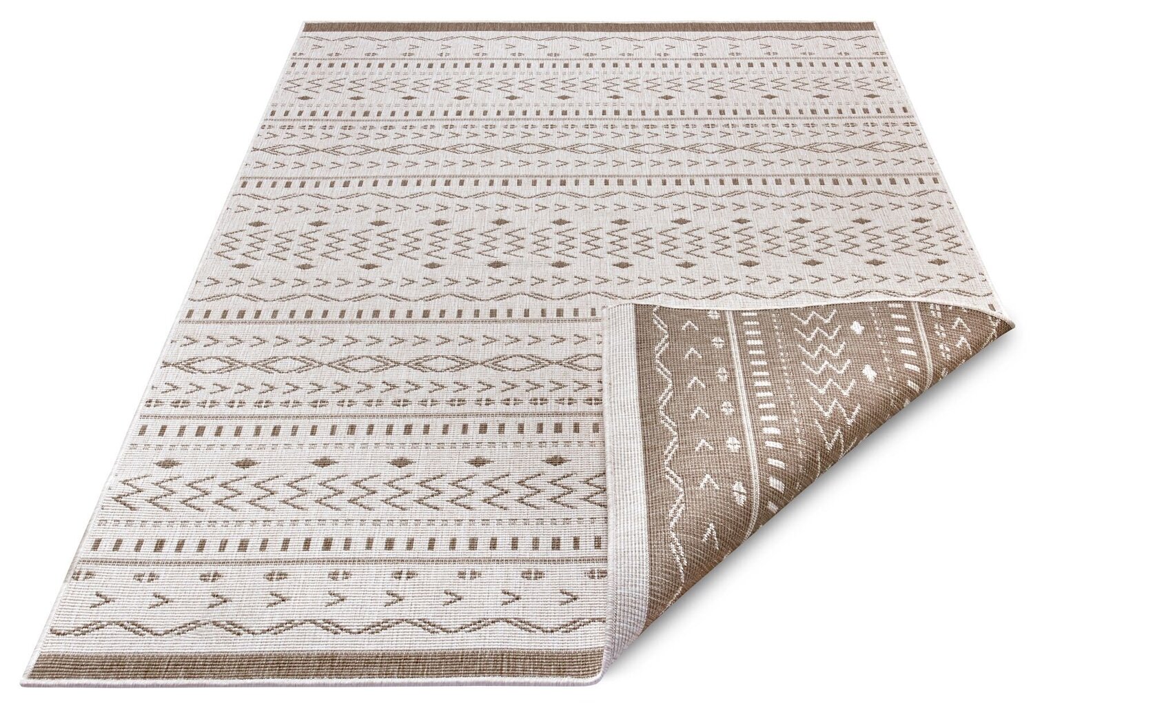 Northrugs kahepoolne vaip In- & Outdoor Kuba, beež hind ja info | Vaibad | hansapost.ee