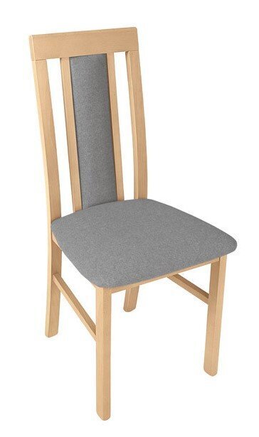 2 tooli komplekt BRW Belia, hall/pruun hind ja info | Köögitoolid, söögitoolid | hansapost.ee