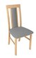 2 tooli komplekt BRW Belia, hall/pruun цена и информация | Köögitoolid, söögitoolid | hansapost.ee