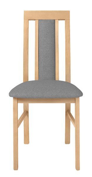 2 tooli komplekt BRW Belia, hall/pruun цена и информация | Köögitoolid, söögitoolid | hansapost.ee