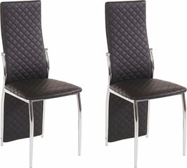 Комплект из 2-х стульев William, черный цена и информация | Стулья для кухни и столовой | hansapost.ee
