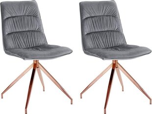 Комплект из 2-х стульев Notio Living Zoe, серый цена и информация | Стулья для кухни и столовой | hansapost.ee