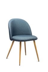 4 tooli komplekt VK-09, sinine/pruun hind ja info | Köögitoolid, söögitoolid | hansapost.ee
