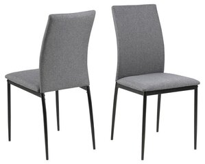 Набор из 4-х стульев Demina, серый цена и информация | Стулья для кухни и столовой | hansapost.ee