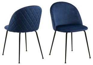 Комплект из 2 стульев Louise, синий цена и информация | Стулья для кухни и столовой | hansapost.ee