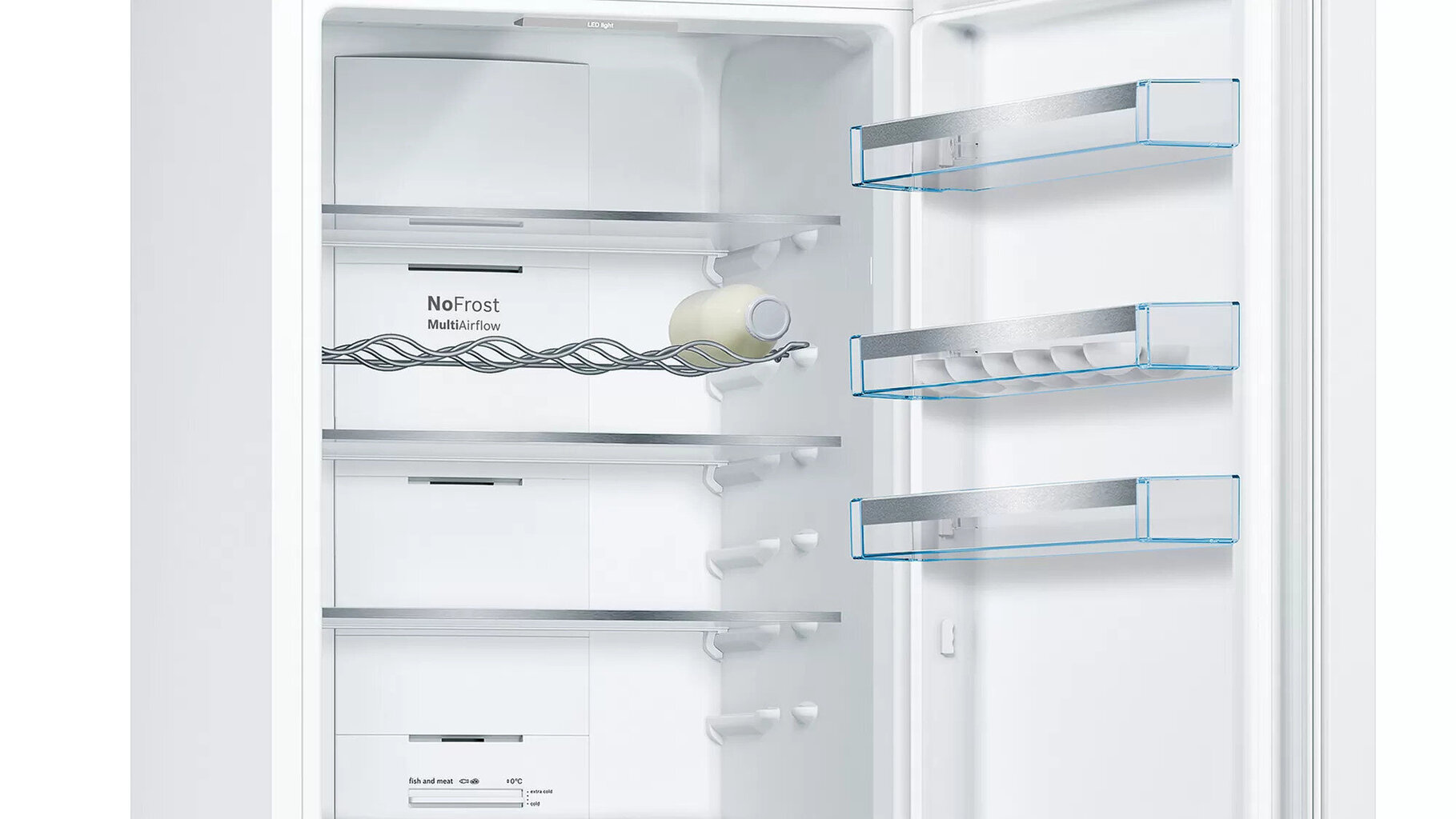 Külmik Bosch Serie | 4 KGN397WEQ, 203 cm цена и информация | Külmkapid-külmikud | hansapost.ee