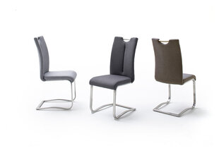 Комплект из 2 стульев MC Akcent Artos XL, серый цена и информация | Стулья для кухни и столовой | hansapost.ee