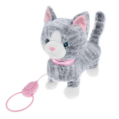 Интерактивная игрушка Smiki котенок, серый, 25 см цена и информация | Игрушки для девочек | hansapost.ee