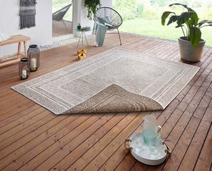 Kahepoolne In-& Outdoor Flatweave vaip, beež цена и информация | Ковры | hansapost.ee