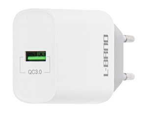 L-brno зарядное устройство для быстрой зарядки 15вт, белый цена и информация | Зарядные устройства для телефонов | hansapost.ee