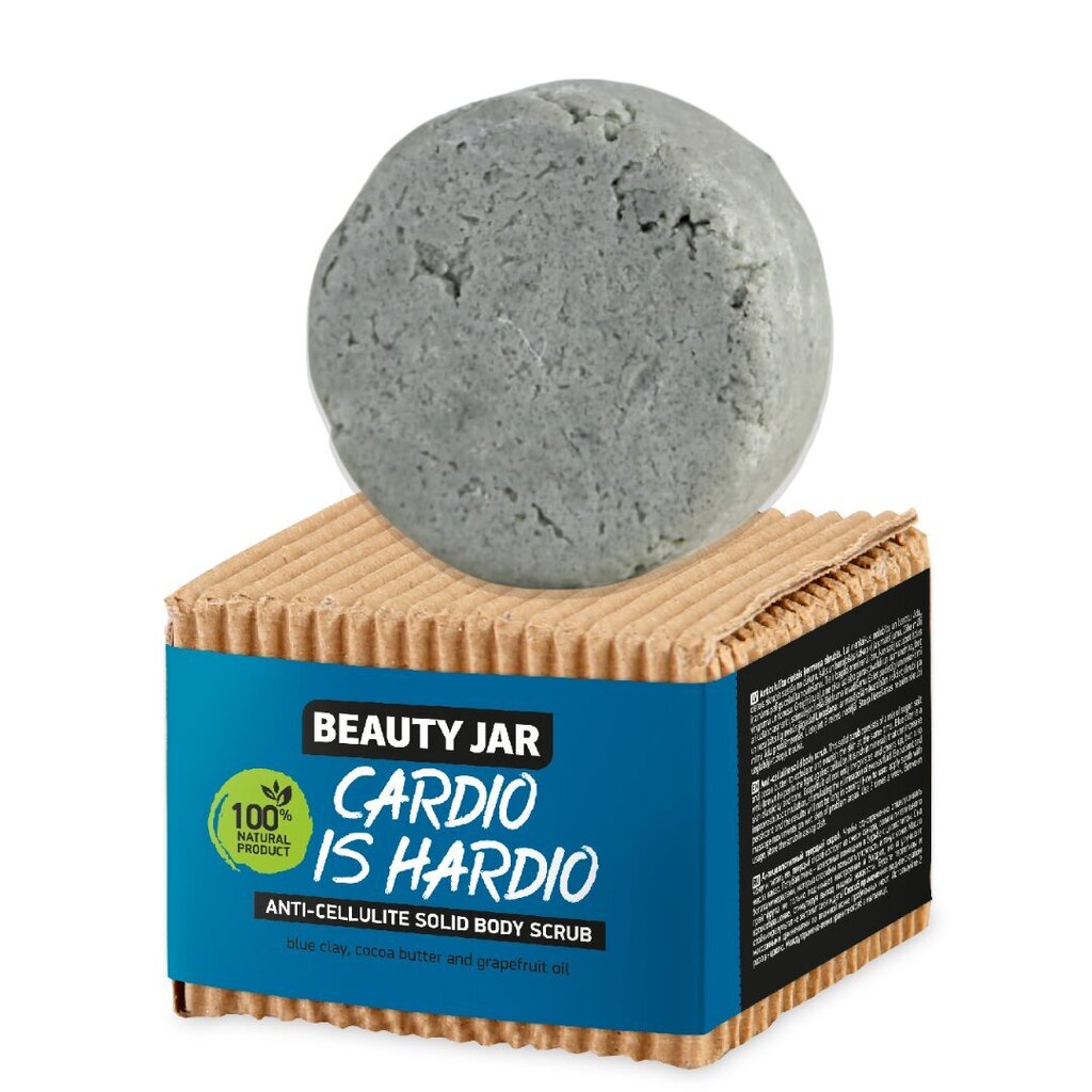 Tahke tselluliidivastane kehakoorija Cardio Is Hardio Beauty Jar, 100g цена и информация | Kehakoorijad | hansapost.ee