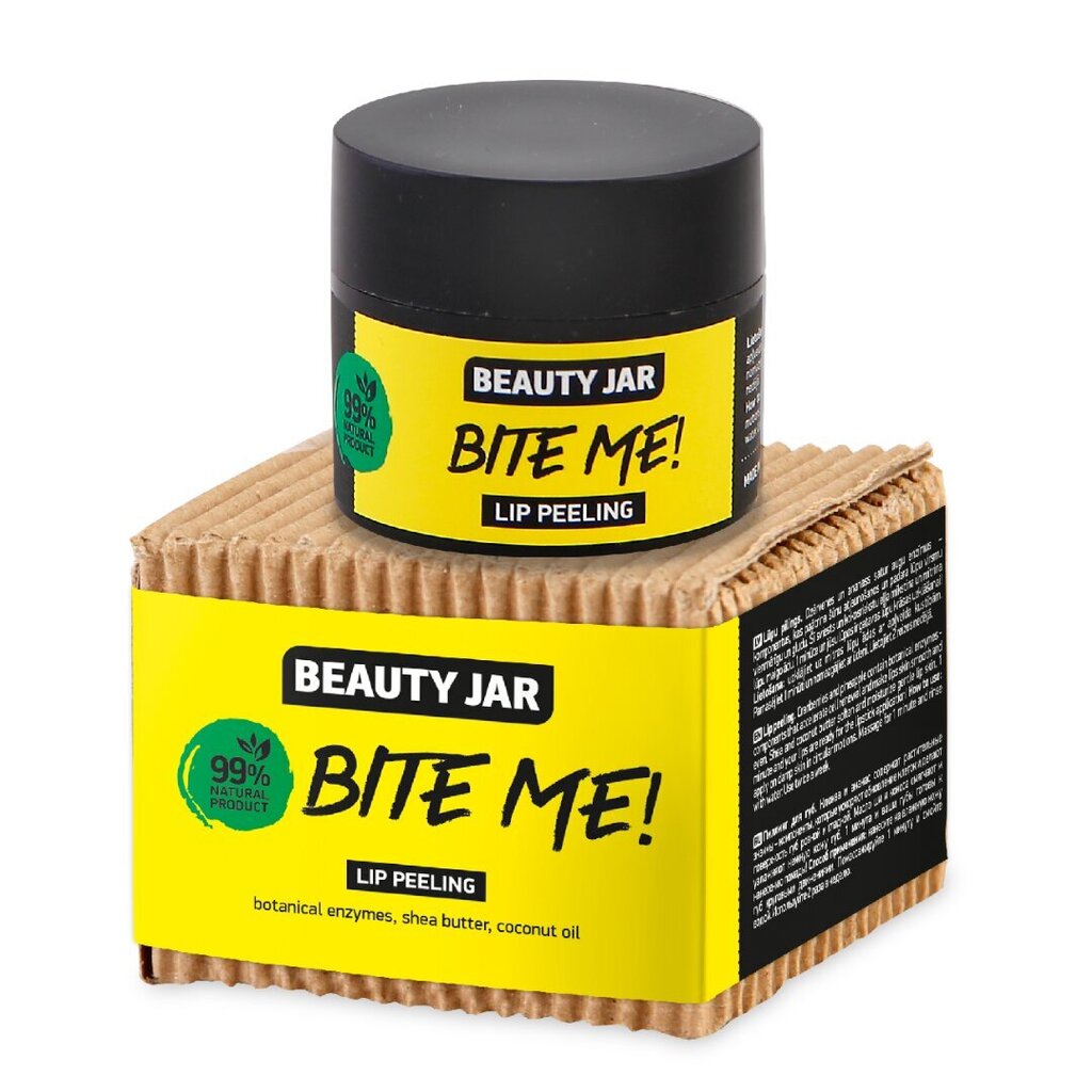 Huulekoorija Bite Me! Beauty Jar, 15ml hind ja info | Näopuhastusvahendid | hansapost.ee