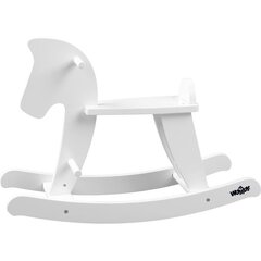 Деревянная лошадка-качалка Rocking horse - white цена и информация | Игрушки для малышей | hansapost.ee