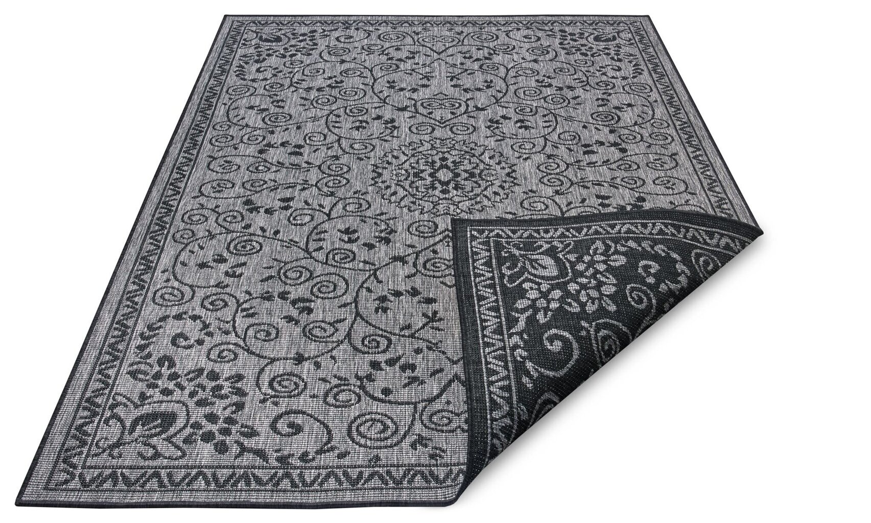 Northrugs kahepoolne vaip Leyte Night Silver, hall hind ja info | Vaibad | hansapost.ee