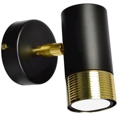 Настенный светильник DANI BLACK/GOLD 1xGU10 цена и информация | Настенные светильники | hansapost.ee