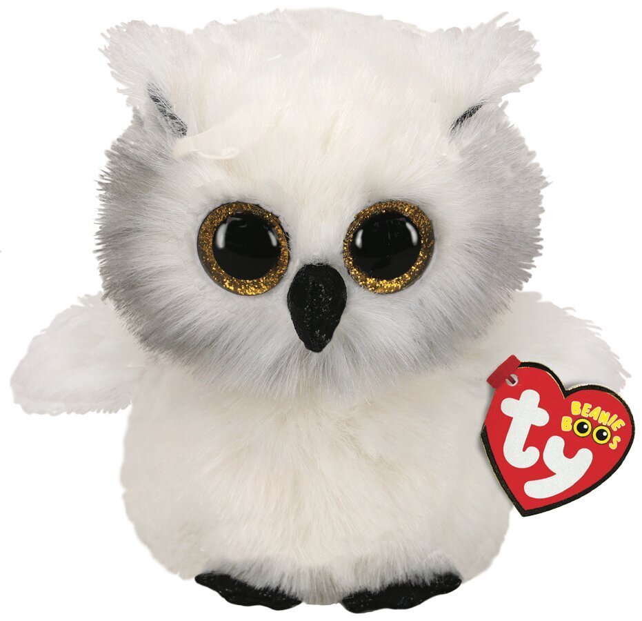 Plüüsist valge öökull TY Beanie Boos Austin, 15 cm, 36305 цена и информация |  Pehmed mänguasjad ja kaisukad | hansapost.ee