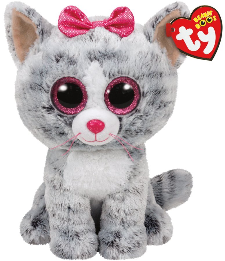 Plüüsist mänguasi TY Beanie Boos KIKI hall kass, 40 cm, 36838 hind ja info |  Pehmed mänguasjad ja kaisukad | hansapost.ee