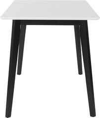 Обеденный стол Notio Living Coco 120, белый/черный цена и информация | Кухонные и обеденные столы | hansapost.ee