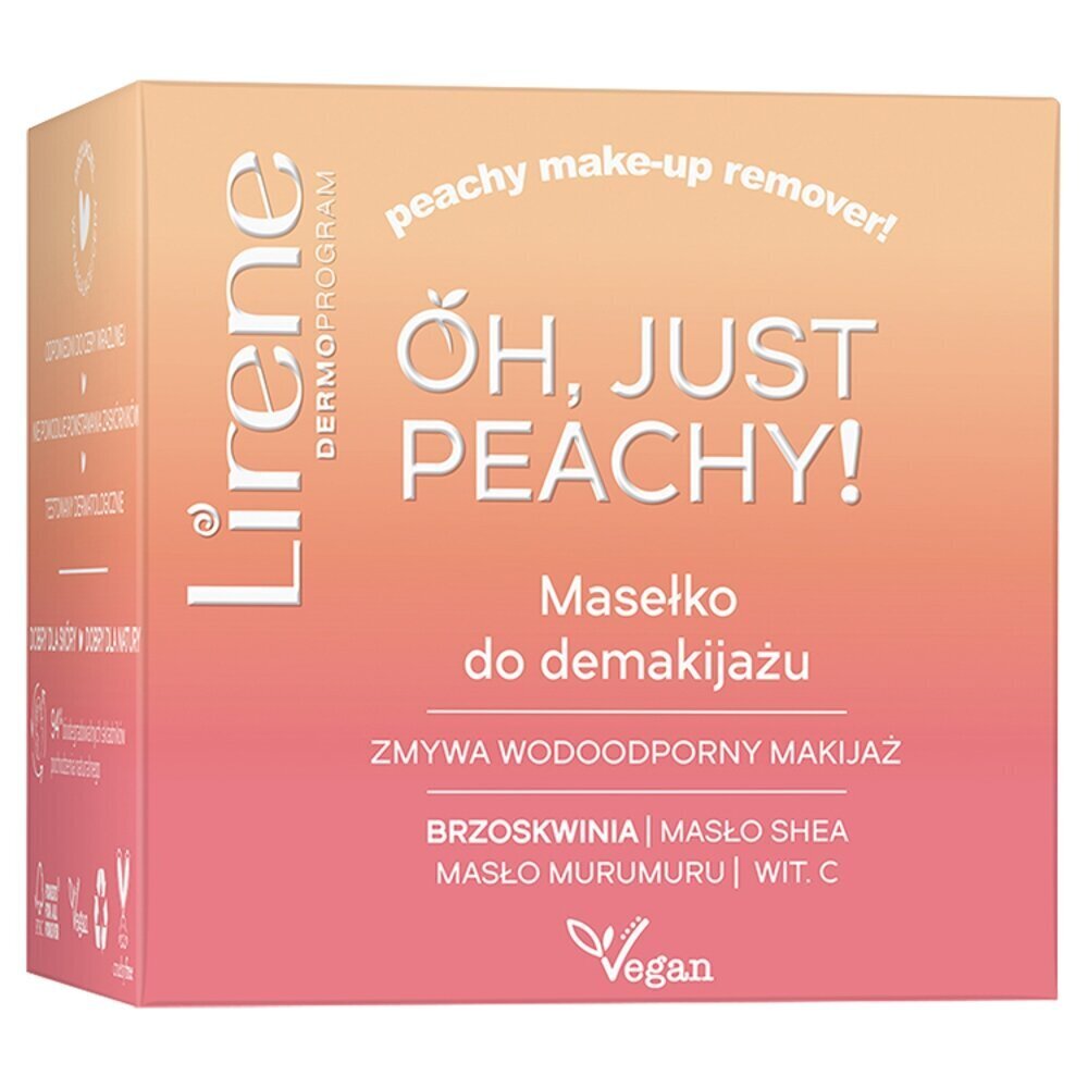 Meigieemaldusõli Lirene Oh, Just Peachy! Peach, 45g hind ja info | Näopuhastusvahendid | hansapost.ee