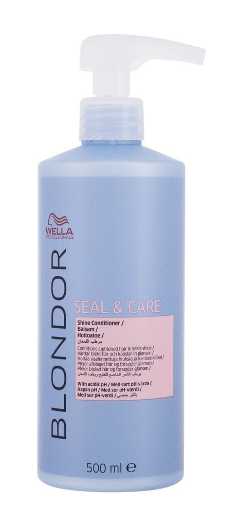 Juuksevärvi stabilisaator Wella Professionals Blondor Seal & Care 500 ml цена и информация | Palsamid | hansapost.ee