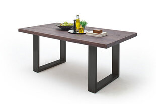 Обеденный стол MC Akcent Castello, 200x100 см, темно-коричневый/серый цена и информация | Кухонные и обеденные столы | hansapost.ee