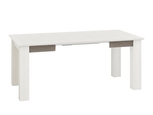 Pikendatav laud ML Meble Blanco 3301, valge/hall hind ja info | Köögilauad, söögilauad | hansapost.ee