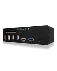 Raidsonic IB-867a 5.25" 4-port sisemine kaardilugeja цена и информация | Аксессуары для корпусов | hansapost.ee